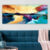 Hanah Home Obraz Oblaka 120×50 cm