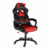 Herní židle A-RACER Q12 –⁠ PU kůže, černá/červená