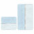 Modré koupelnové předložky v sadě 2 ks 100×60 cm – Minimalist Home World
