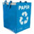 Sixtol Taška na tříděný odpad SORT EASY PAPER, 36 l